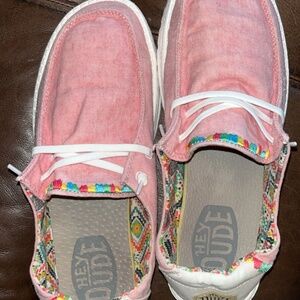 Hey Dude Wendy Boho Pink Women’s SZ 9